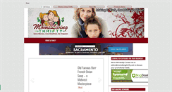 Desktop Screenshot of momslivingthrifty.com